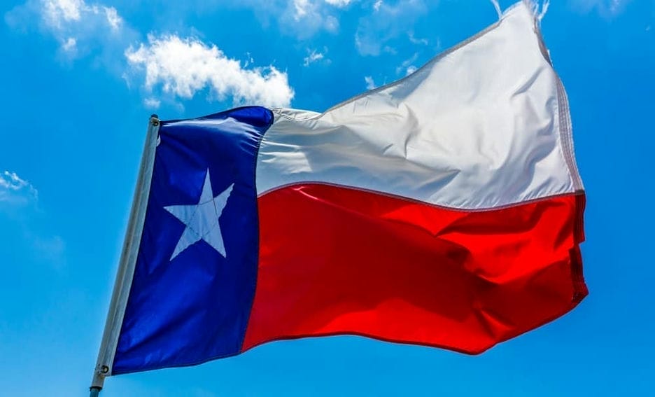 Texas district flag