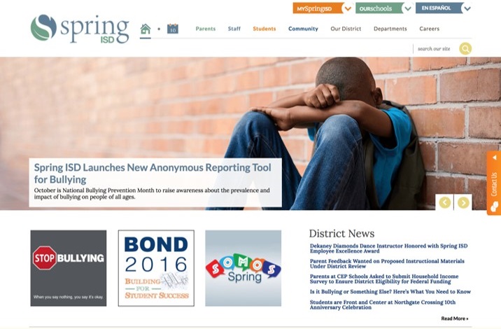 spring isd stop bullying