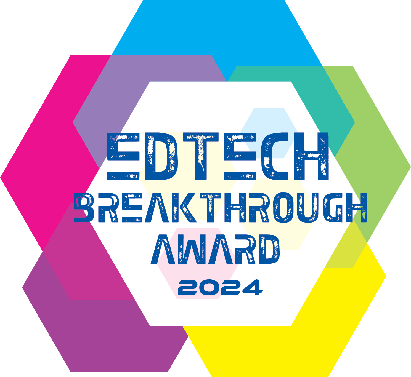 Colorful logo for EdTech Breakthrough Award 2024